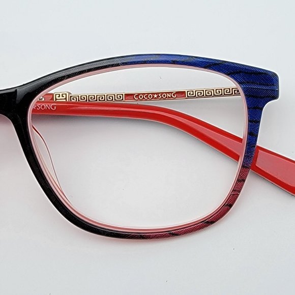 Coco Song CCS CV186 Sun Touch Col. 1 Eyeglasses Frame w/ Case 53-16-140 - Picture 13 of 15